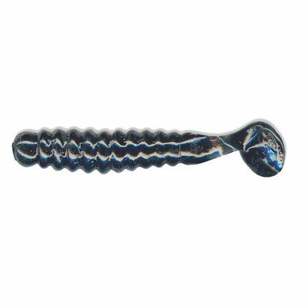 FIESTA 1.5 in. Crappie Slider Grub - Black FI2979751